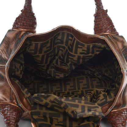 Fendi Nappa Fortuny Hologram Spy Tobacco Oro Ambrato 5 of 8