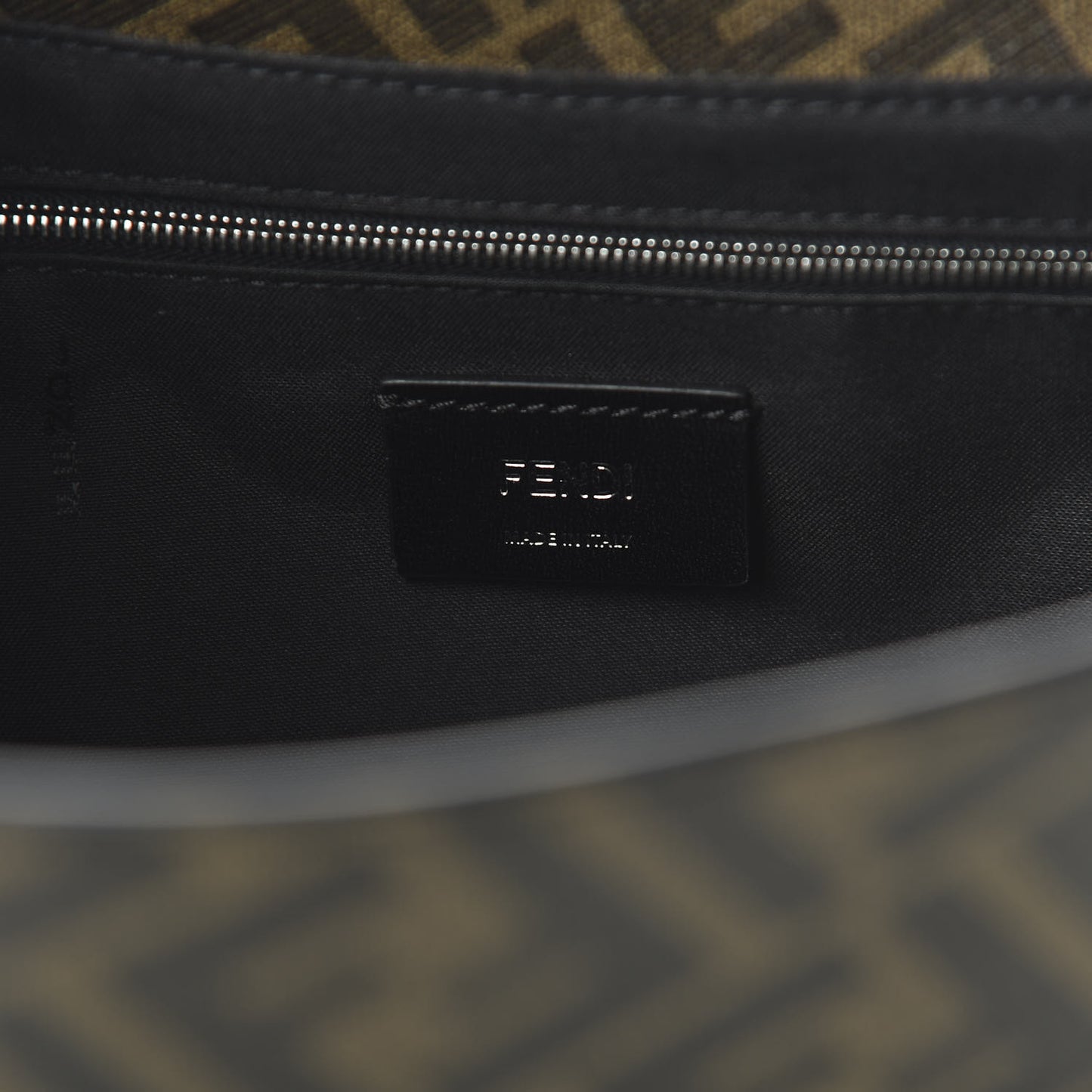 Glazed Fabric Vitello Liberty FF 1974 Diagonal New Messenger Flap Tobacco Moresco Black