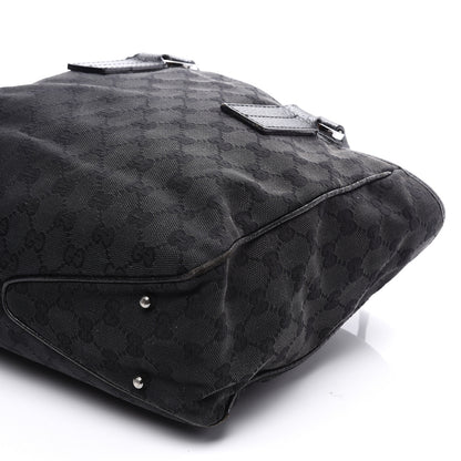 Gucci Monogram Medium Tote Black 8 of 10