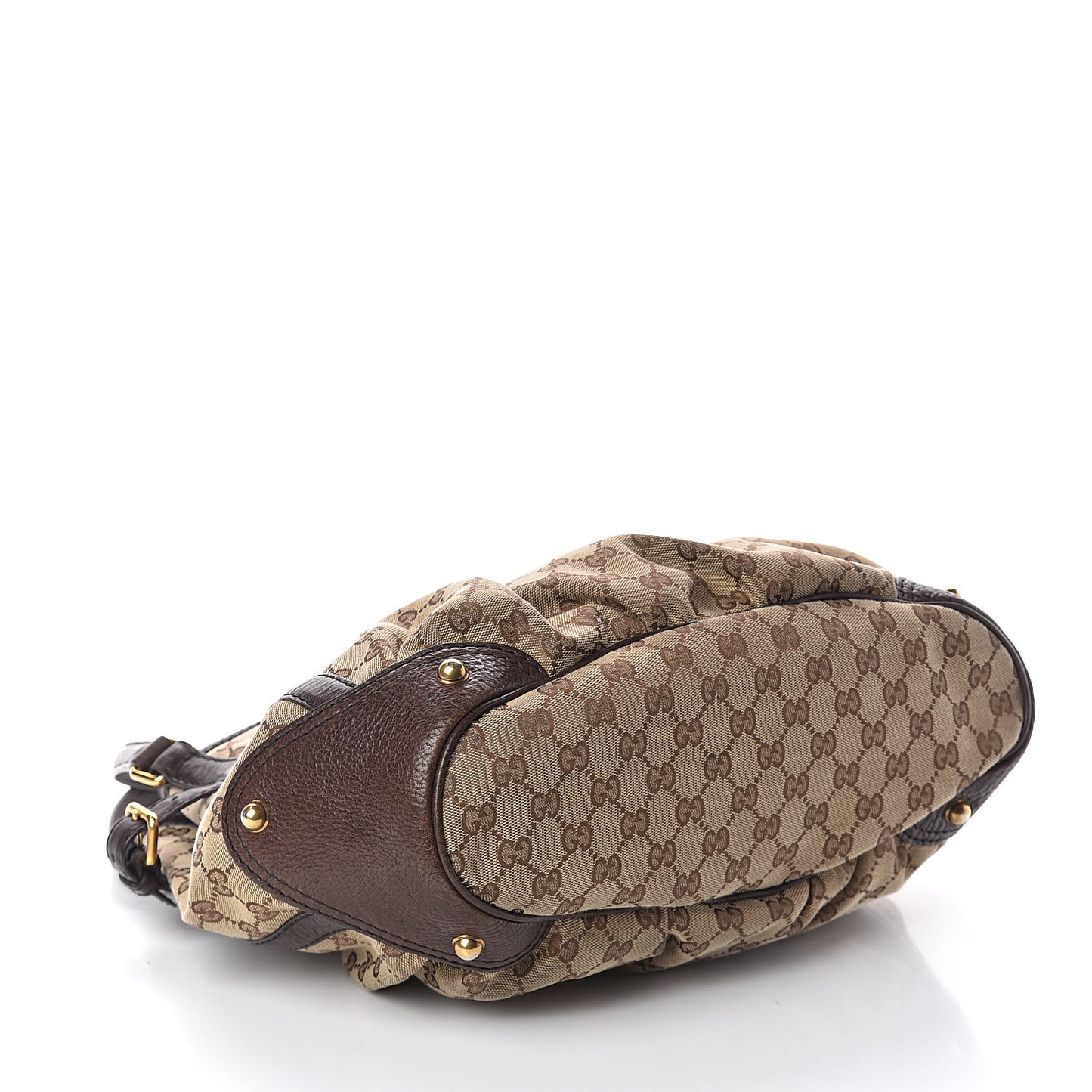 Monogram Medium Jockey Tote Dark Brown