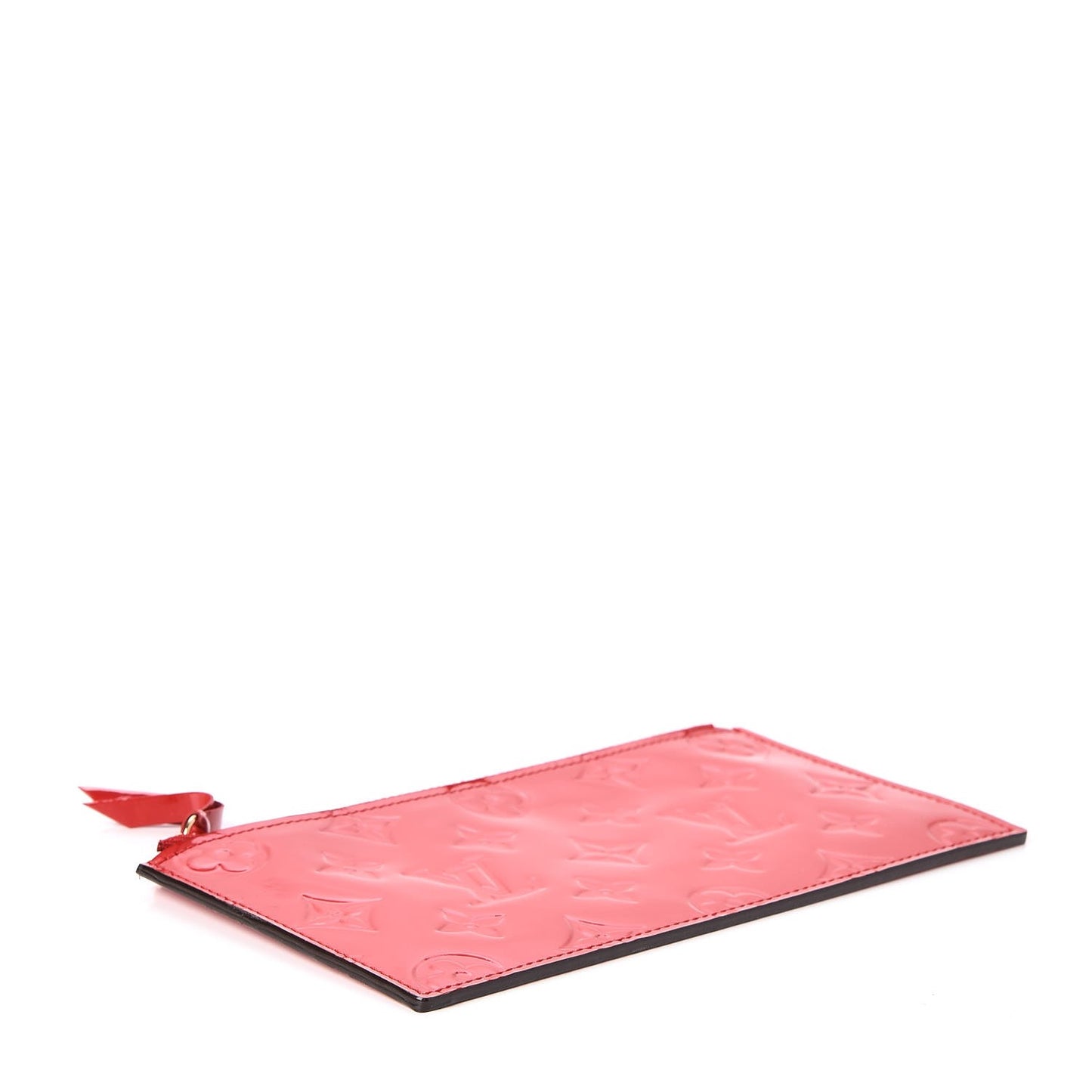 Vernis Felicie Chain Wallet Zippered Insert Cherry