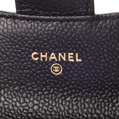 Chanel Caviar Quilted Flap Card Holder Black 6 of 9
