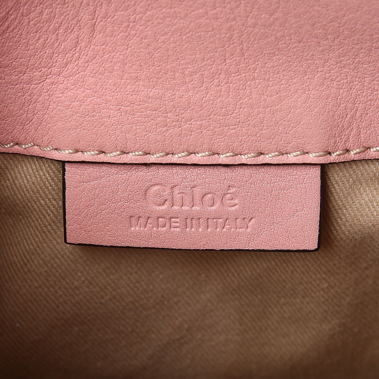 Suede Calfskin Mini Faye Backpack Washed Pink