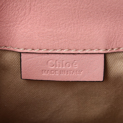 Chloe Suede Calfskin Mini Faye Backpack Washed Pink 7 of 8