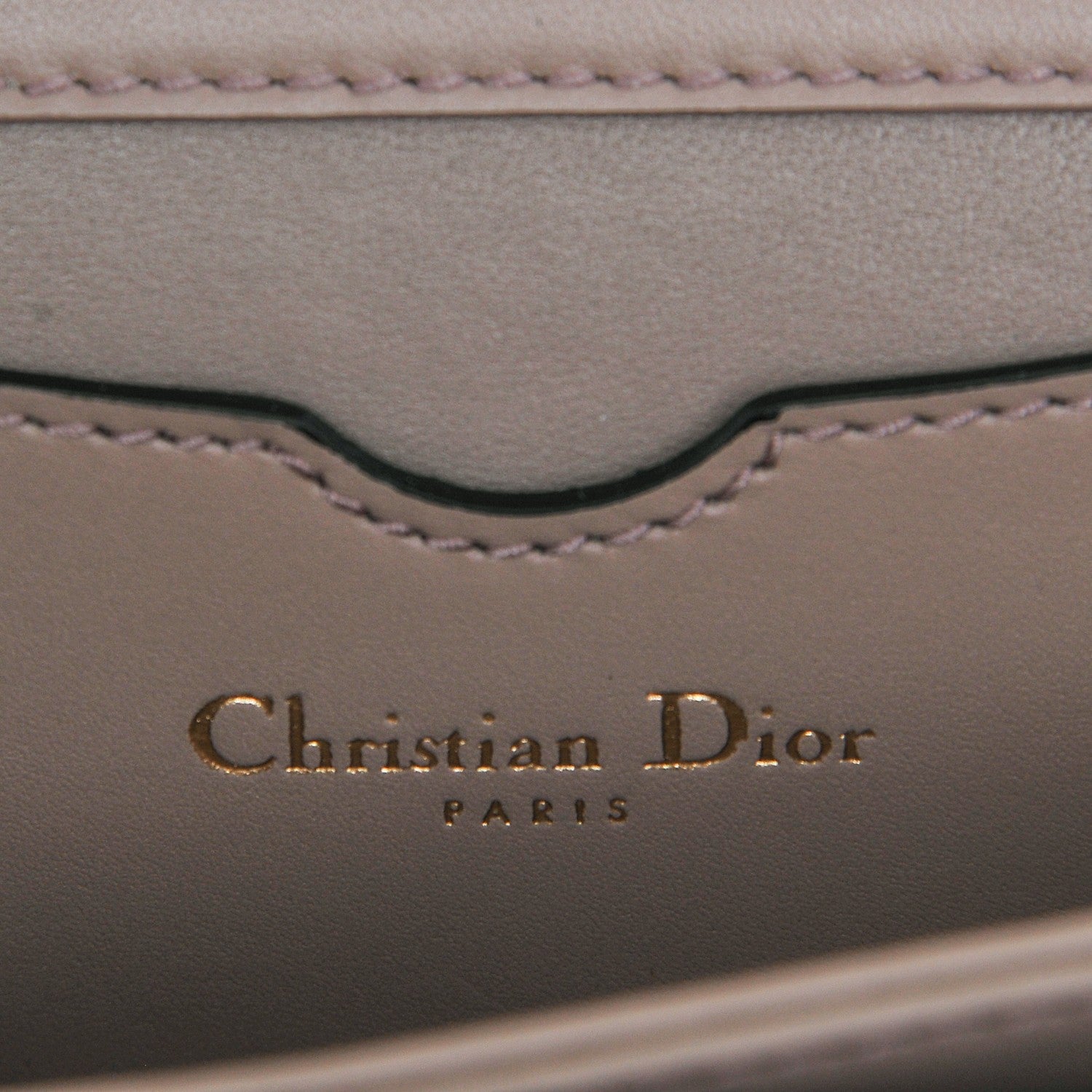 Christian Dior Calfskin Bee Pouch Powder Beige 5 of 7