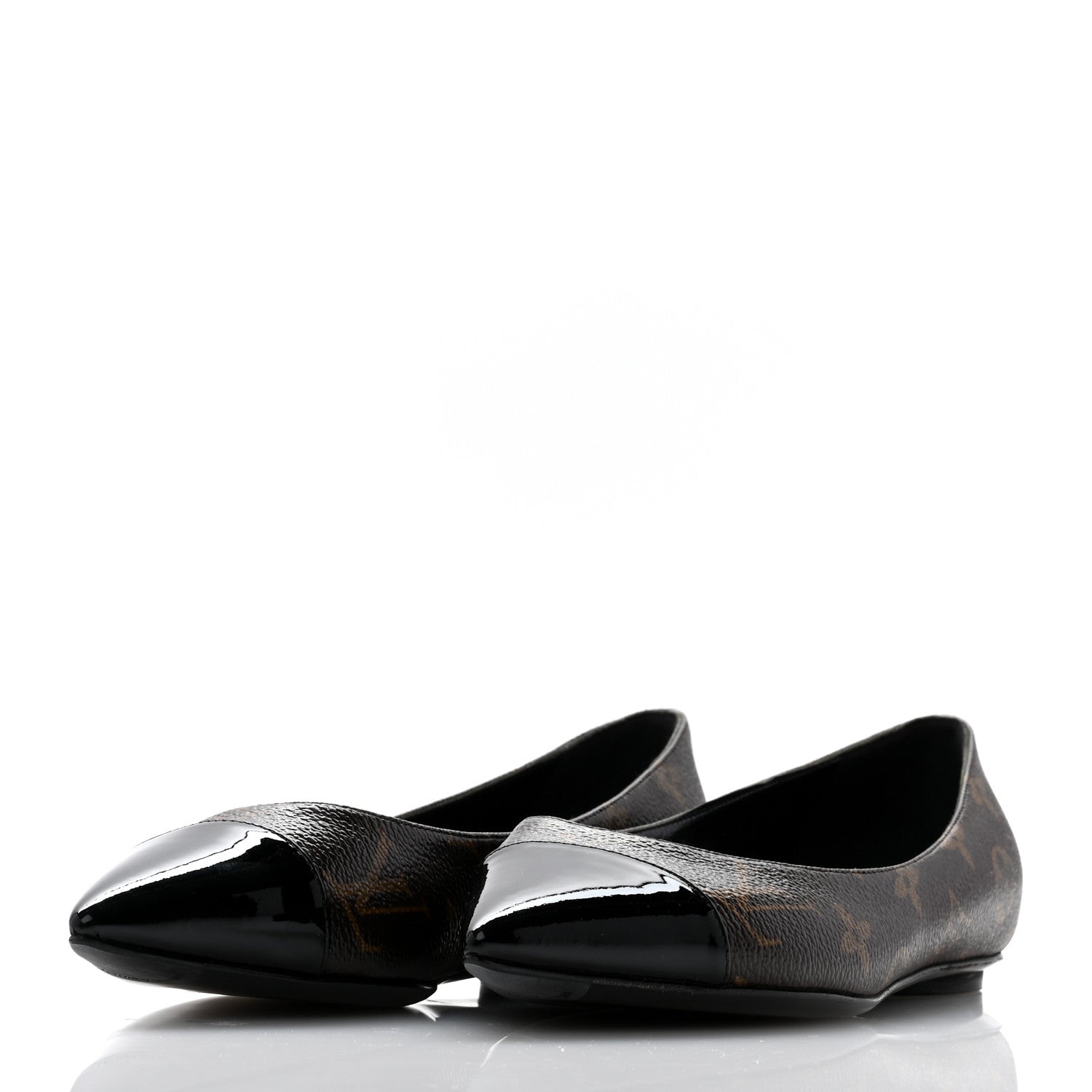 Louis Vuitton Patent Monogram Fetish Ballerina Flats 35.5 3 of 11