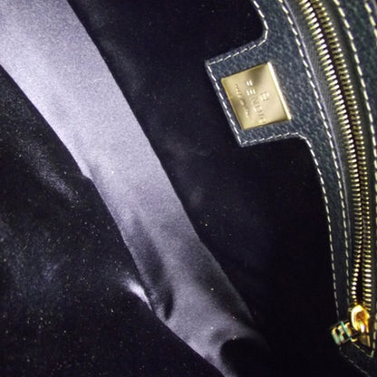 Fendi Leather Baguette Navy 5 of 11