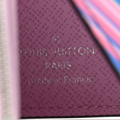 Louis Vuitton LOUIS VUITTON Epi Tropical Victorine Wallet Blue Rose 6 of 6