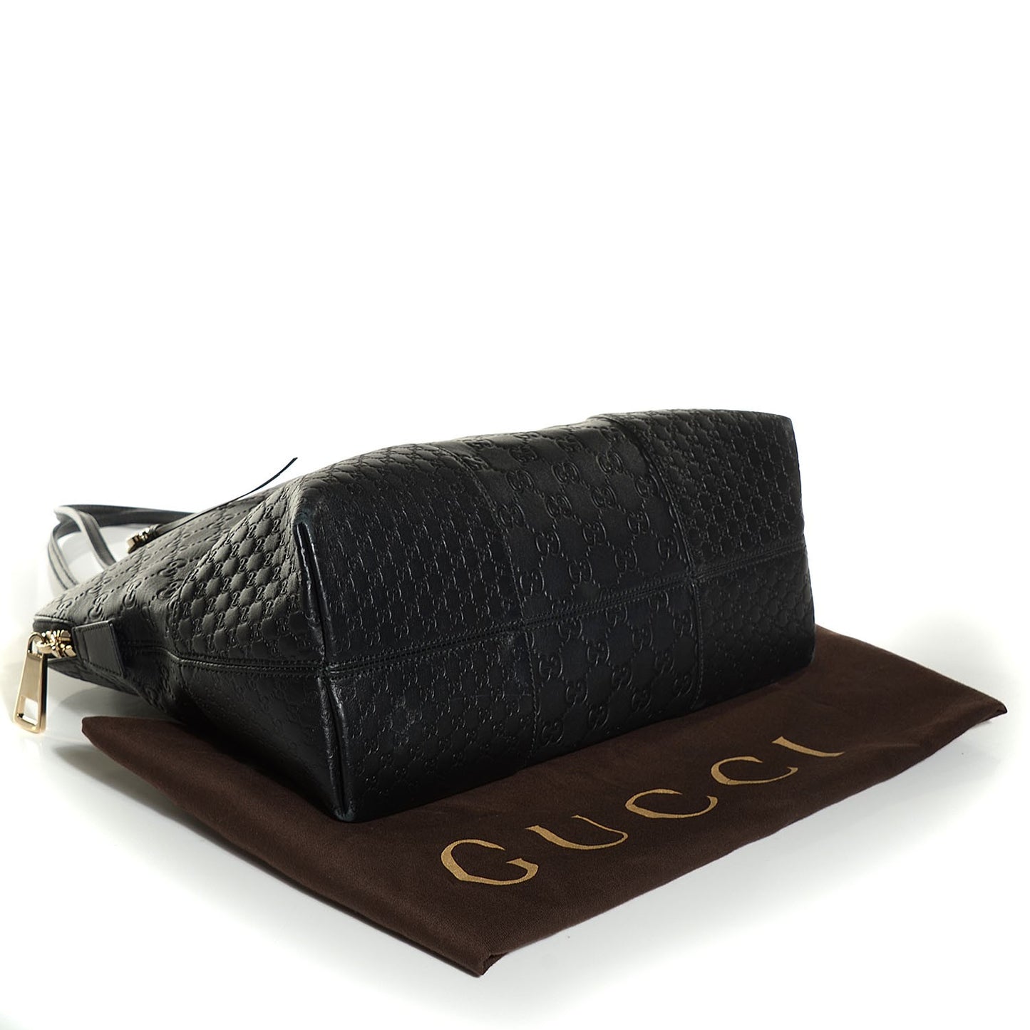 Guccissima Medium Bree Shoulder Bag Black