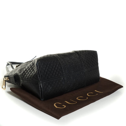 Gucci Guccissima Medium Bree Shoulder Bag Black 4 of 9