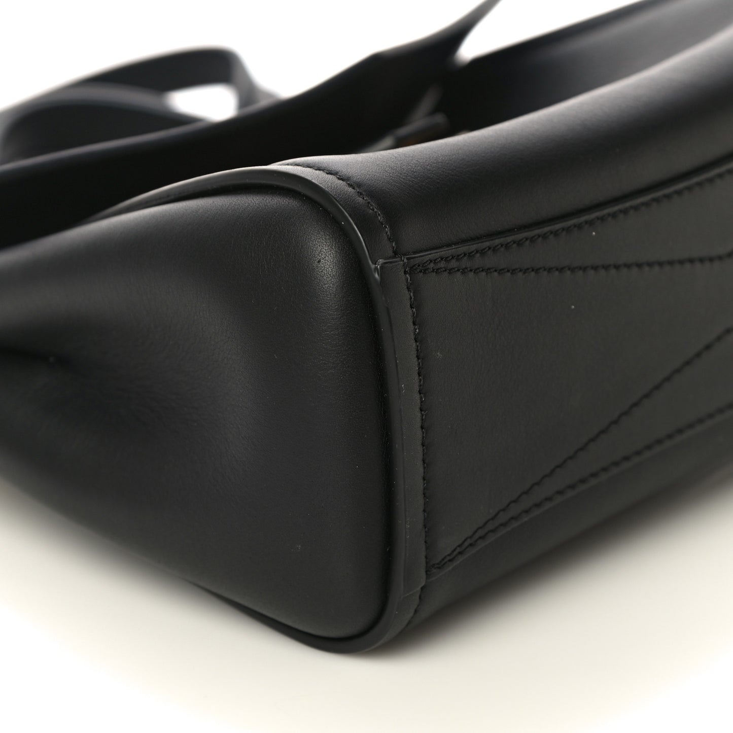 Calfskin Mini Mystic Shoulder Bag Black