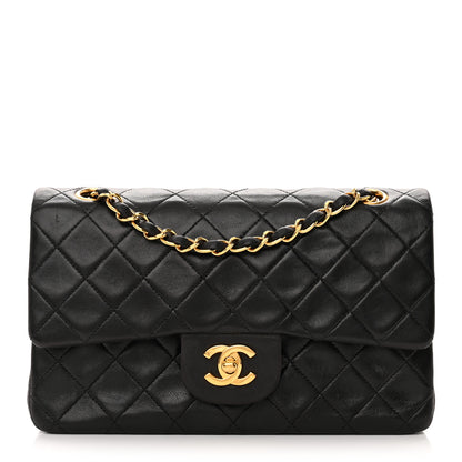 Chanel Lambskin Quilted Small Double Flap Black 1 of 12