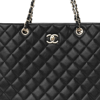 Chanel Caviar Quilted Large Shopping Tote Black 8 of 10