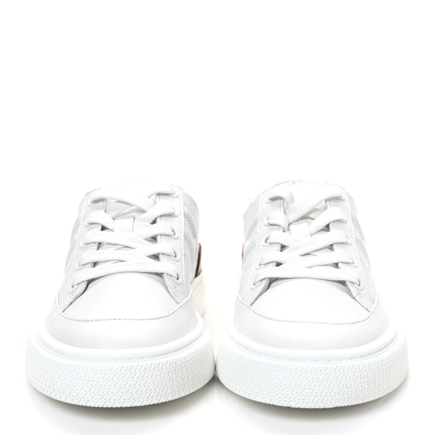 Hermes Calfskin Deep Sneakers 36 White Naturel 3 of 7
