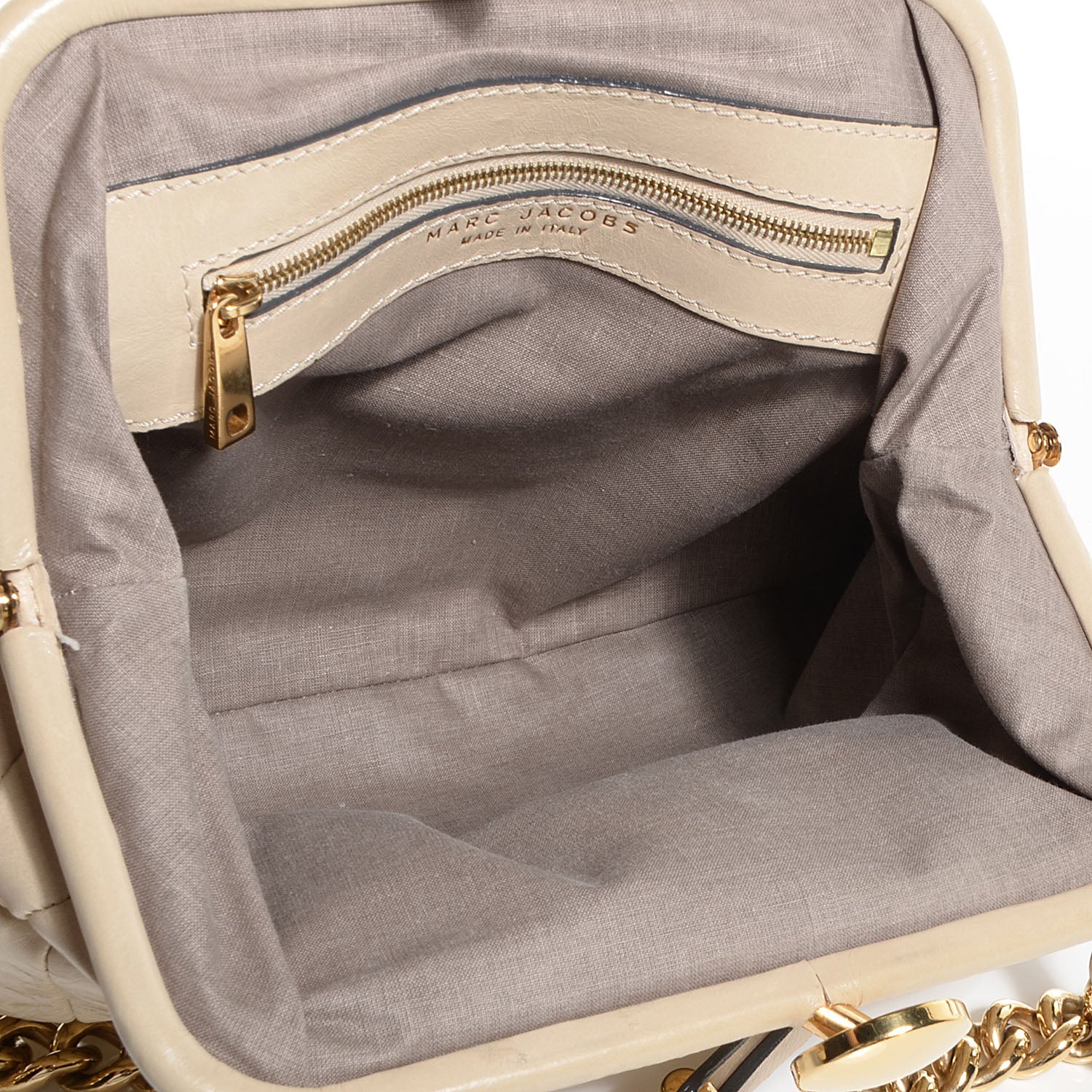 Marc Jacobs Calfskin Patchwork Little Stam Beige 5 of 9