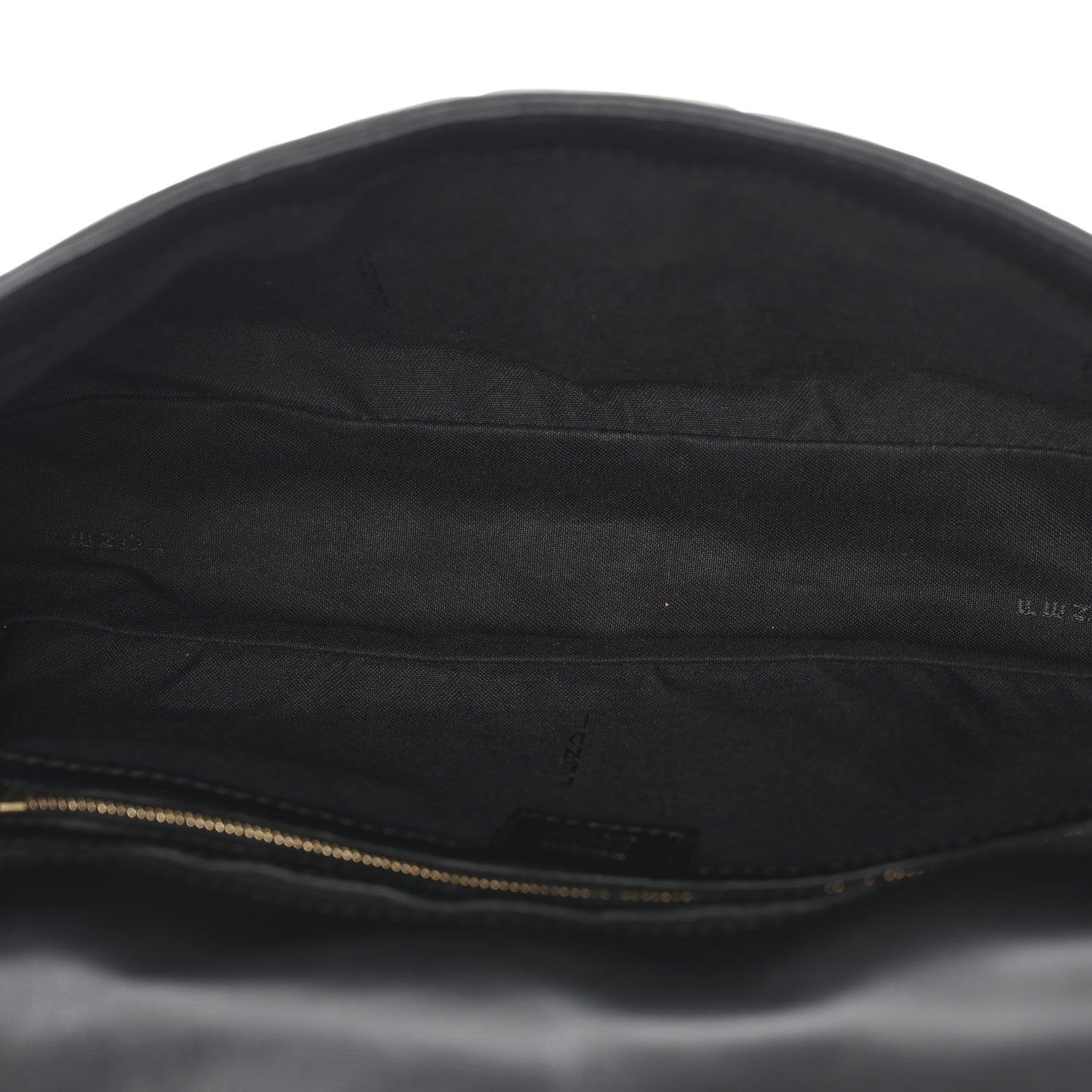 Nappa FF 1974 Embossed Baguette Black