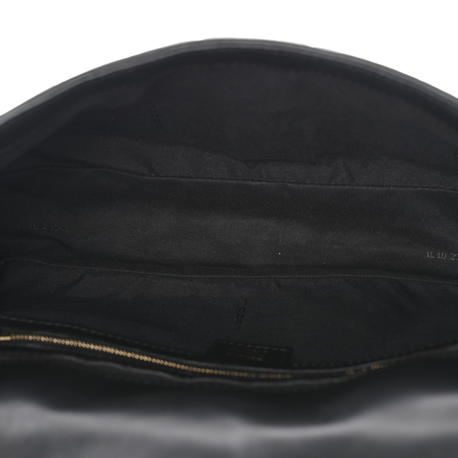 Fendi Nappa FF 1974 Embossed Baguette Black 5 of 11