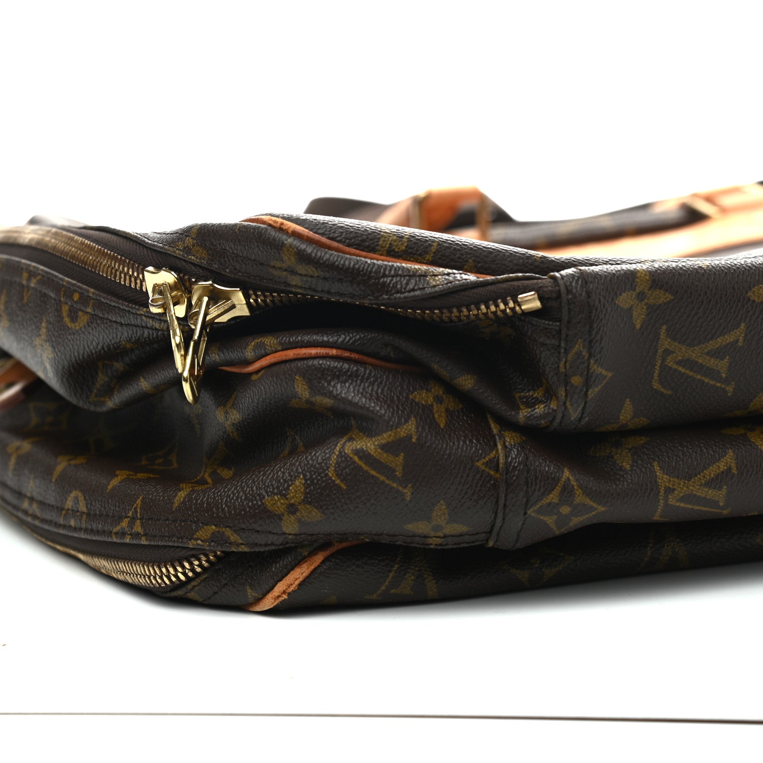 Louis Vuitton Monogram Alize 2 Compartment Luggage Travel Bag 6 of 19