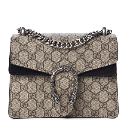 Gucci GG Supreme Monogram Mini Dionysus Shoulder Bag Black 1 of 12