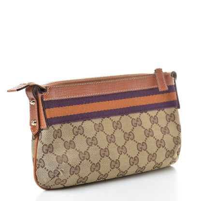 Gucci Monogram Web Pochette Orange 3 of 11