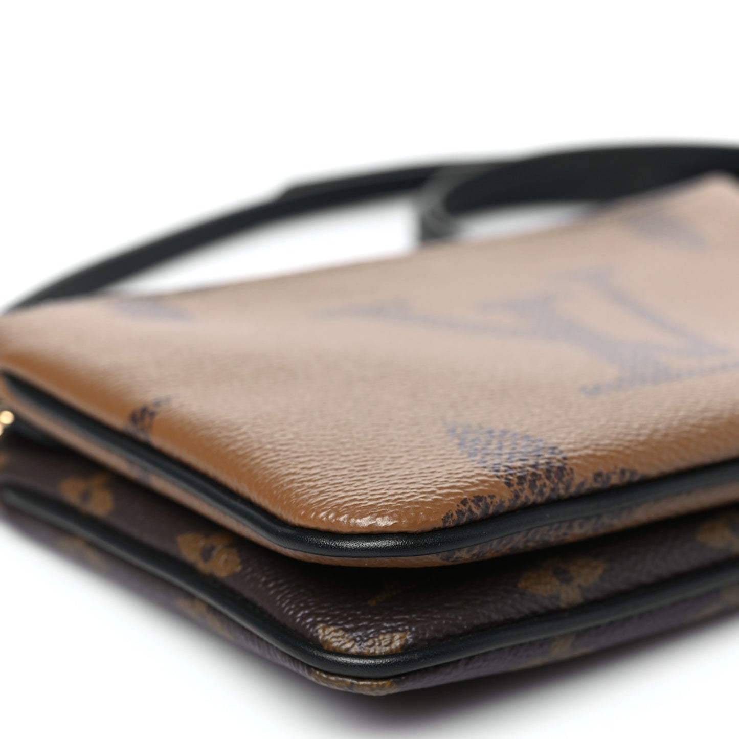 Reverse Monogram Giant Double Zip Pochette