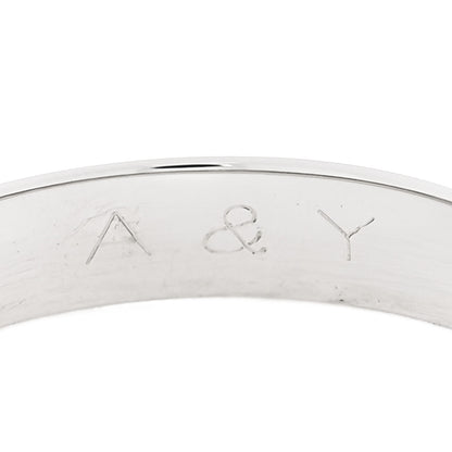Cartier Platinum 3mm C De Cartier Wedding Band Ring 45 3.25 6 of 6