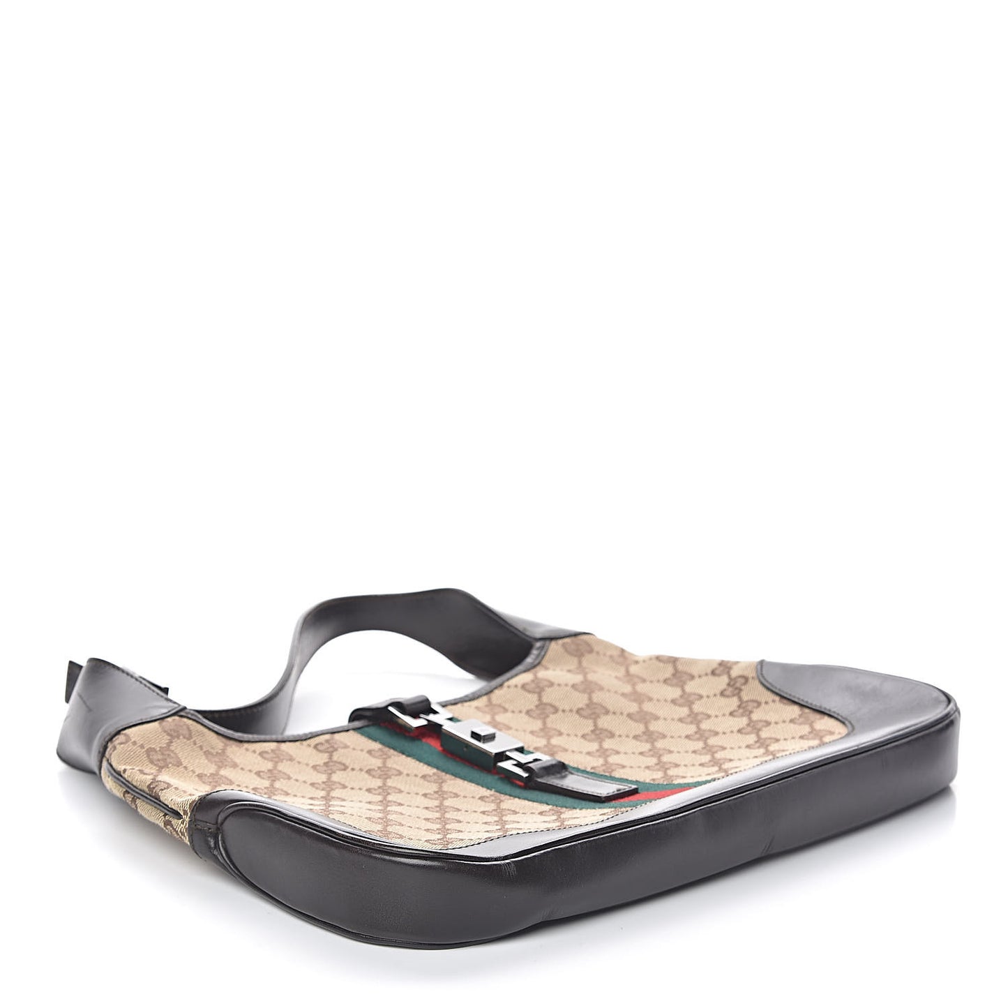 Monogram Web Jackie O Hobo Dark Brown