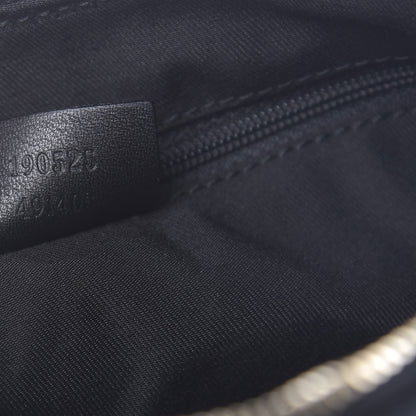 Gucci Monogram Medium D Gold Ring Hobo Black 7 of 13