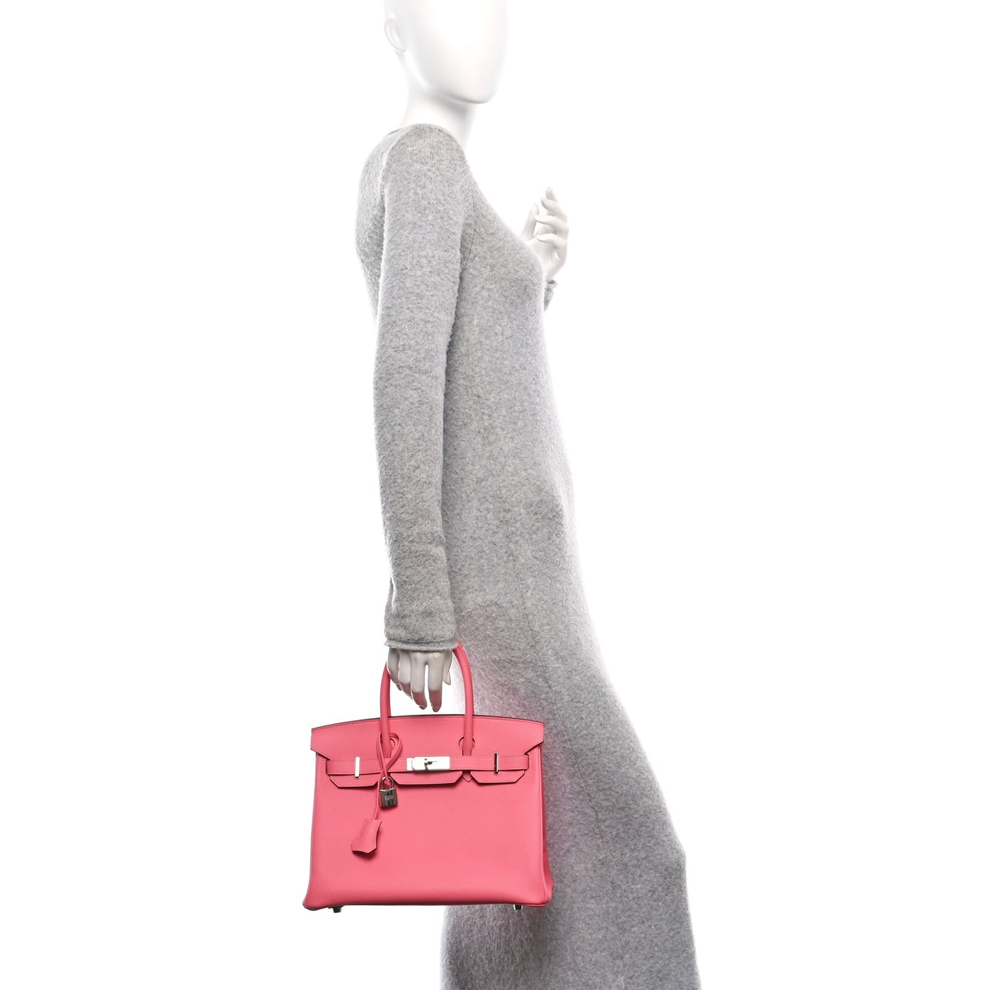 Epsom Birkin 30 Rose Azalee