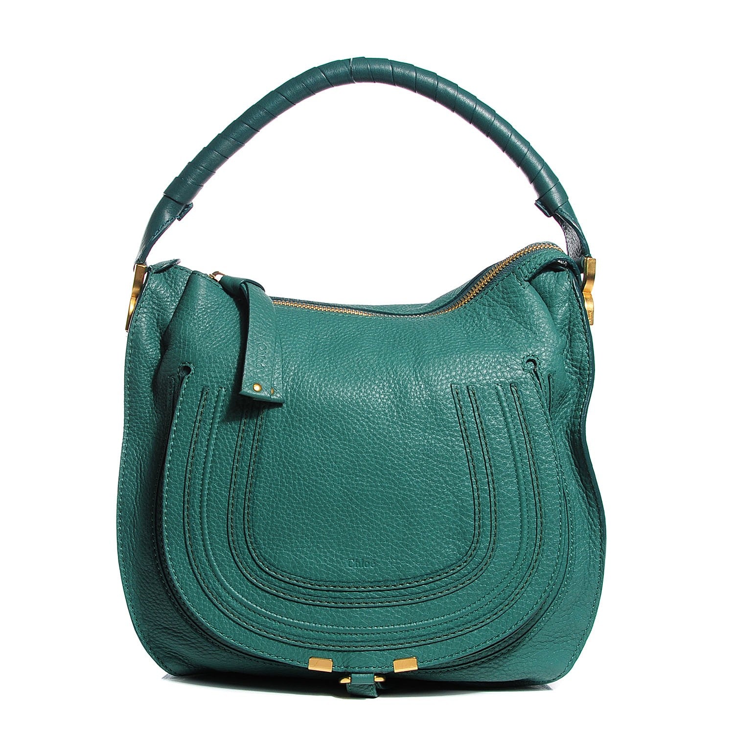 Chloe Calfskin Medium Marcie Hobo Emerald 1 of 9
