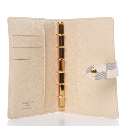 Louis Vuitton Damier Azur Small Ring Agenda Cover 5 of 7