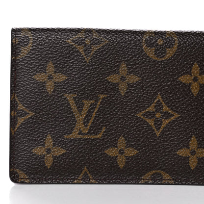 Louis Vuitton Monogram Simple Checkbook Holder Wallet Cover 7 of 9