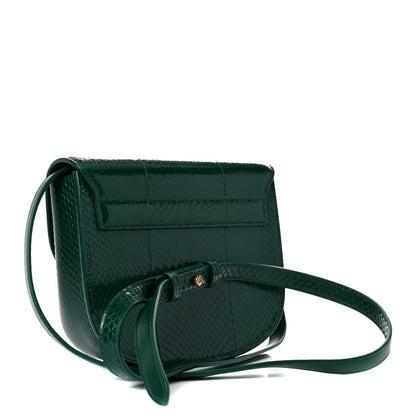 Saint Laurent Watersnake Small Kaia Satchel Green 3 of 12