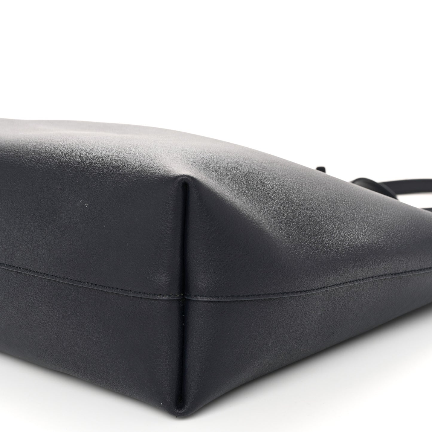 Calfskin Large Shopping Tote Black