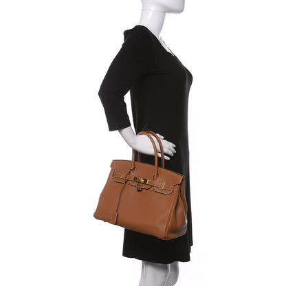 Hermes Togo Birkin 30 Gold 2 of 16