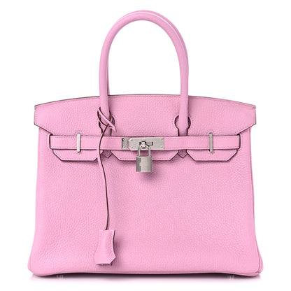 Hermes Taurillon Clemence Birkin 30 Mauve Sylvestre 1 of 12