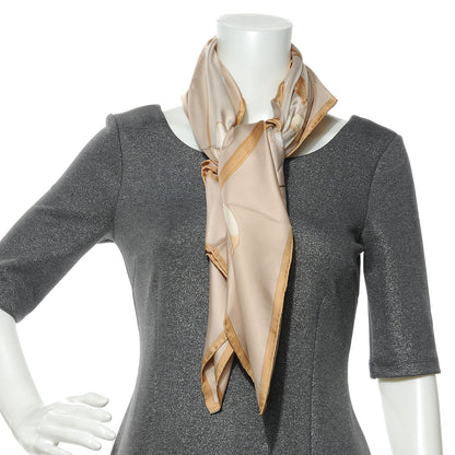 Hermes Silk Au Gre Du Vent Scarf 90 Beige 2 of 7