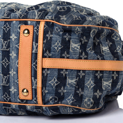Louis Vuitton Denim Raye Cabas GM 8 of 12