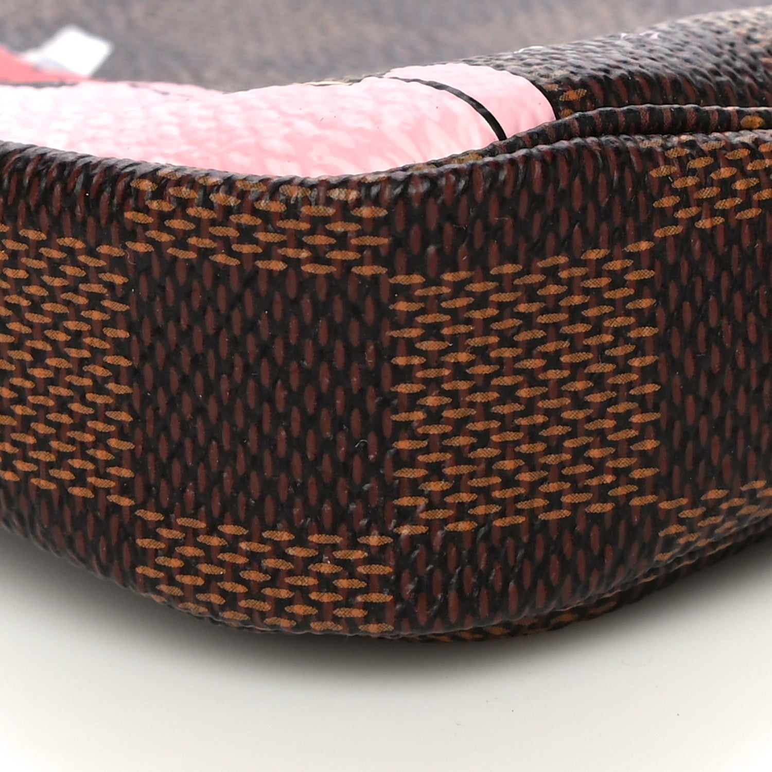 Louis Vuitton Damier Ebene 2019 Christmas Animation Mini Pochette Accessories Red 11 of 11