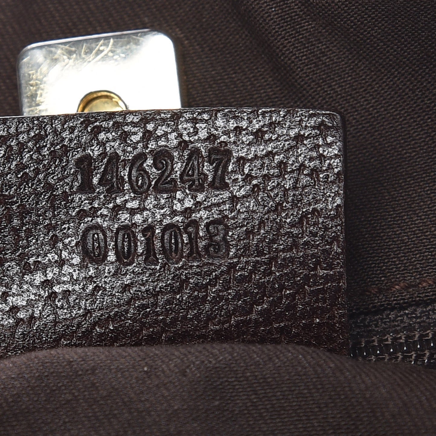 Monogram Abbey D Ring Tote Dark Brown