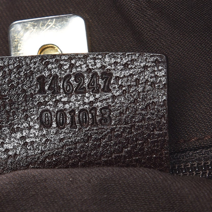 Gucci Monogram Abbey D Ring Tote Dark Brown 6 of 10