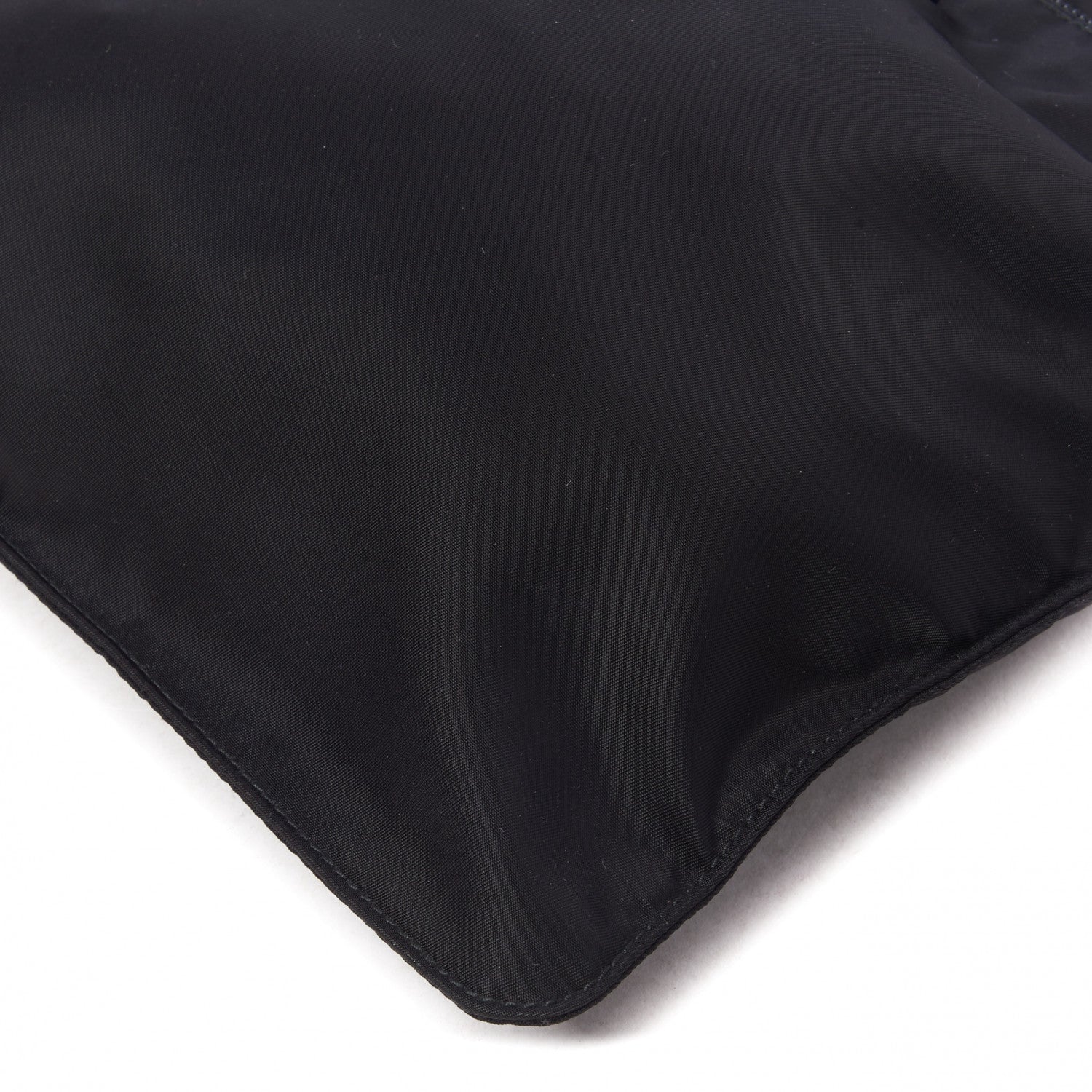 Prada Nylon Vela Flat Messenger Bag Black 5 of 8