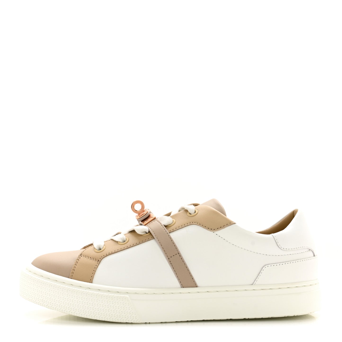 Calfskin Day Sneakers 37.5 Multicolor White