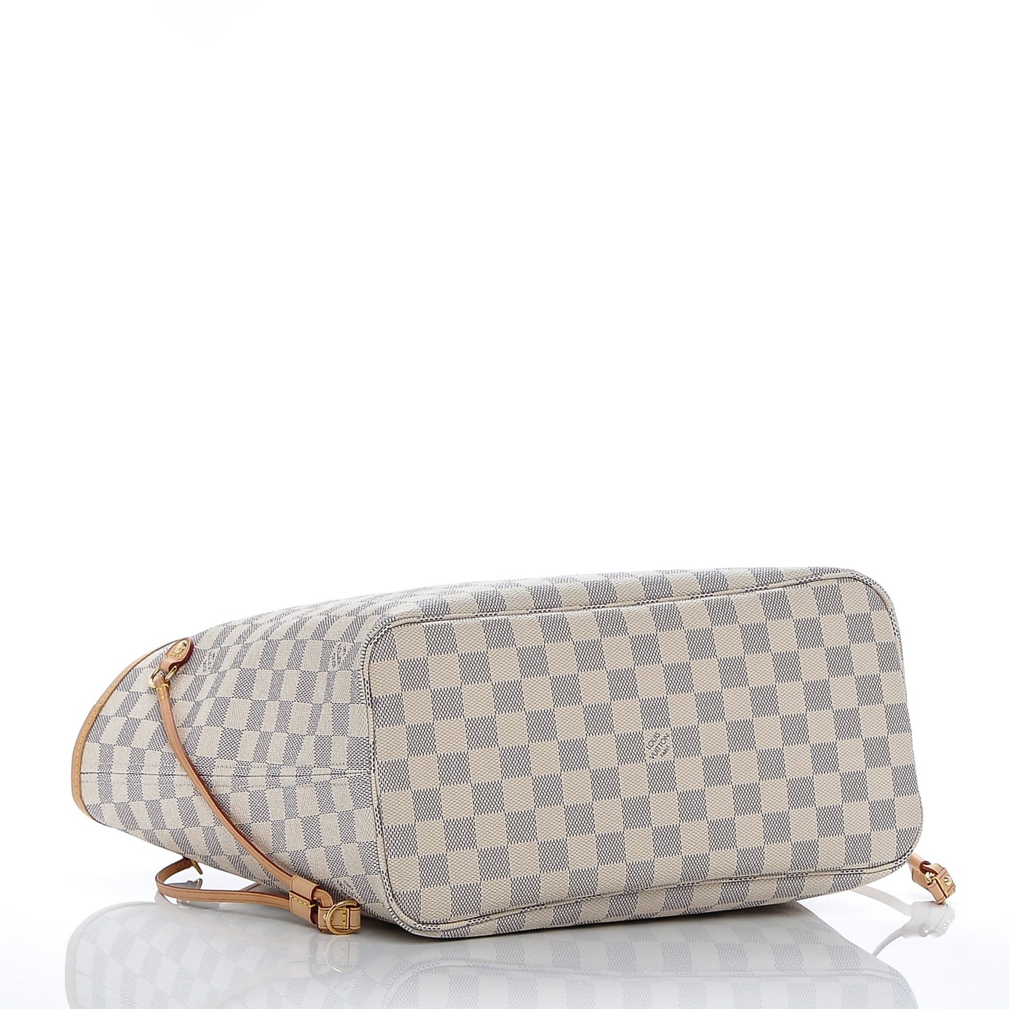 Damier Azur Neo Neverfull MM Rose Ballerine