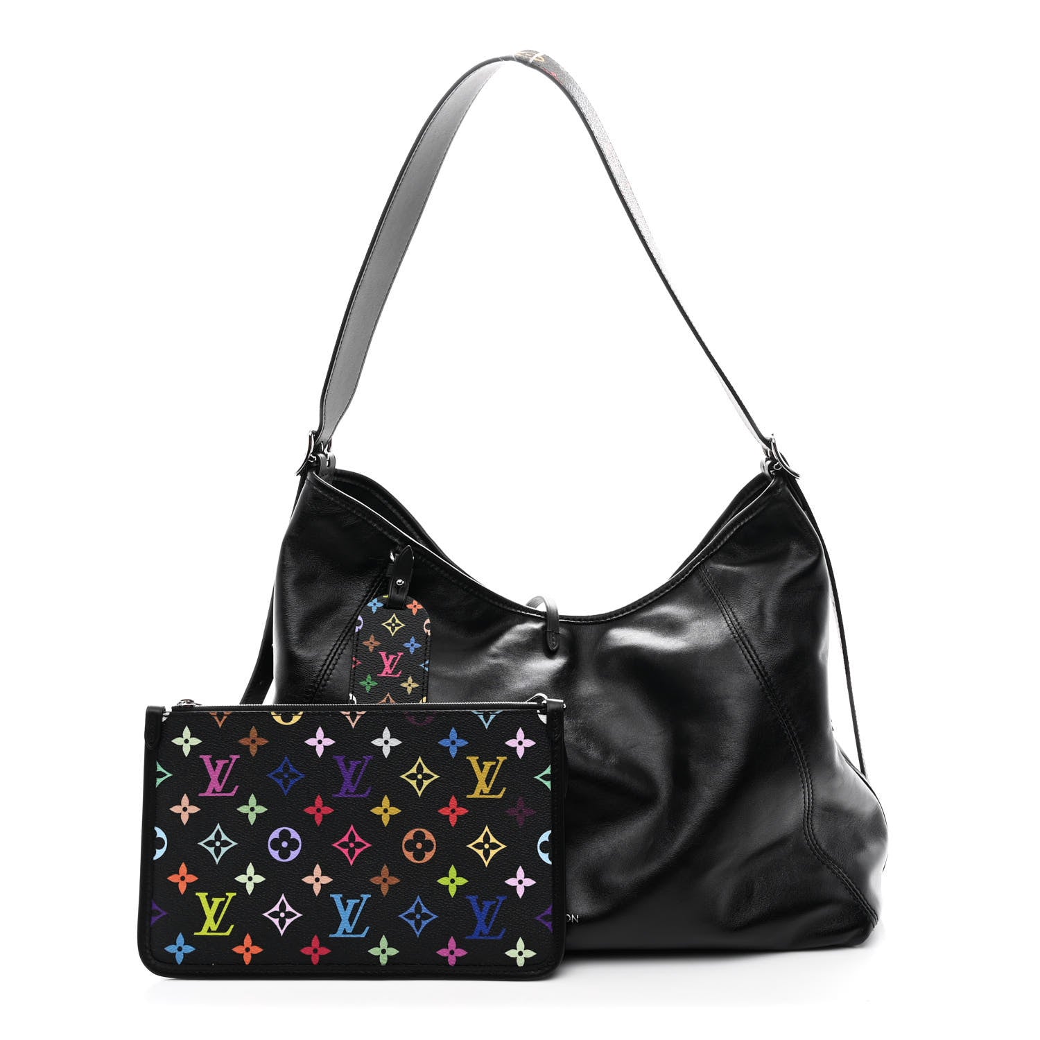 Louis Vuitton LV X TM Lambskin CarryAll Vibe MM Black 3 of 11