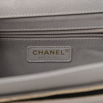 Chanel Caviar Quilted Medium Business Affinity Flap Grey 6 of 12