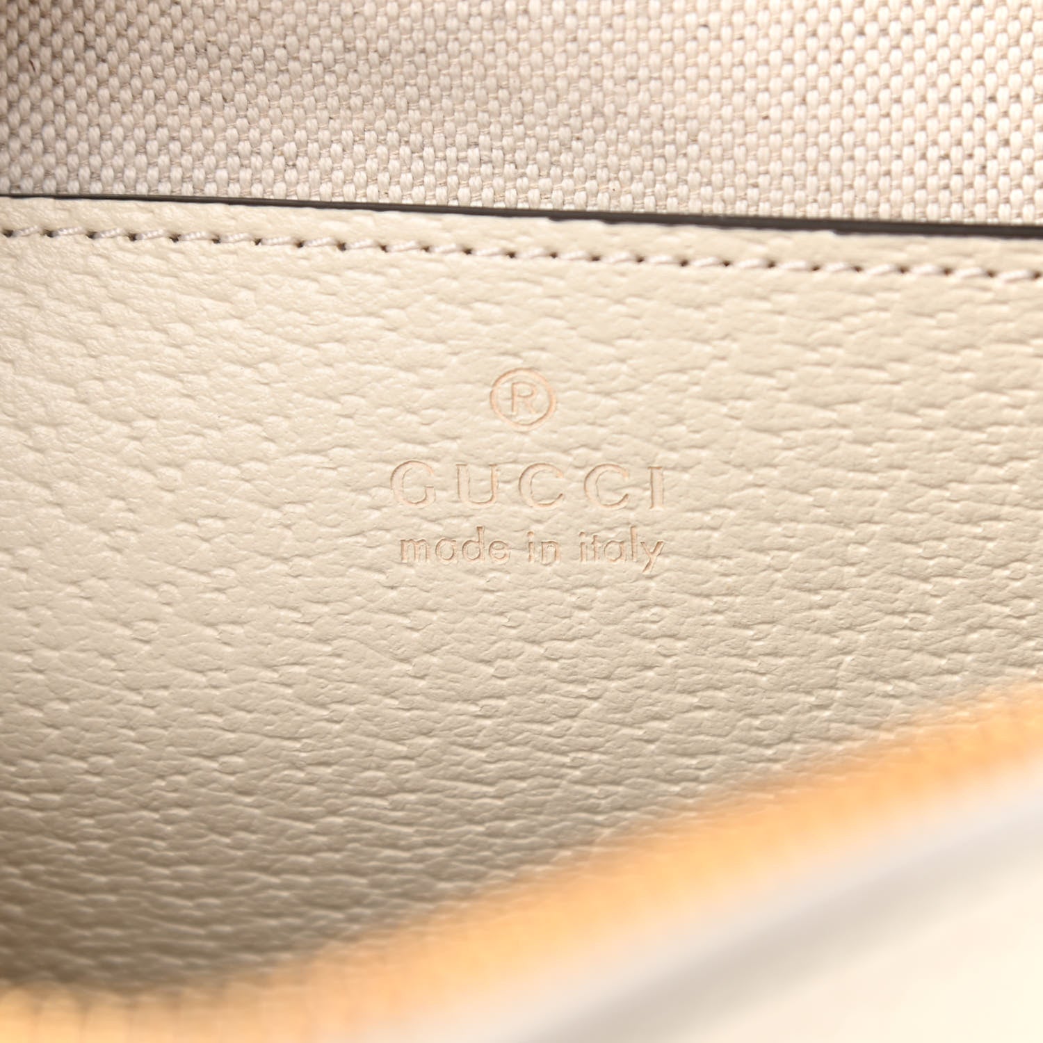 Gucci GG Supreme Monogram Textured Calfskin Web Small Ophidia Camera Bag Beige Ebony Mystic White 6 of 8
