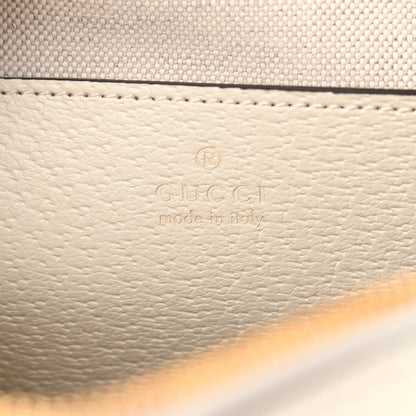 Gucci GG Supreme Monogram Textured Calfskin Web Small Ophidia Camera Bag Beige Ebony Mystic White 6 of 8
