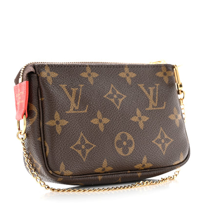 Louis Vuitton Monogram 2018 Christmas Animation Mini Cats Pochette Accessories 3 of 8