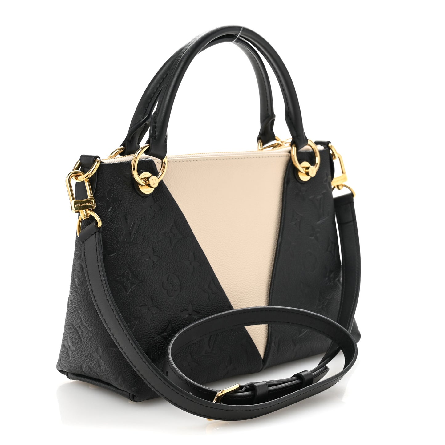 Empreinte V Tote BB Black Creme